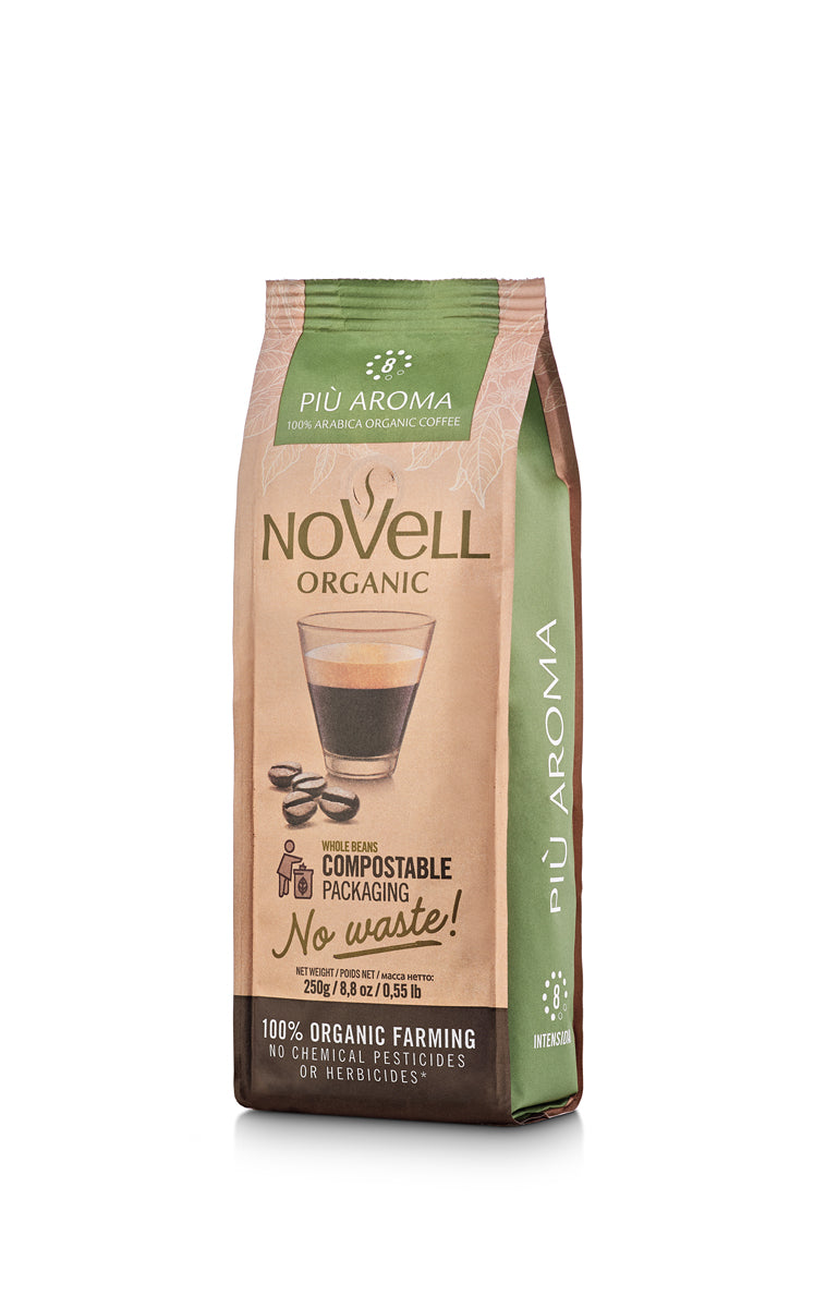 NEW Piu Aroma Whole Coffee Beans 250g
